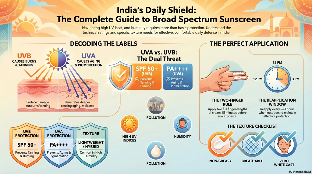 BROAD SPECTRUM SUNSCREEN CREAM IN INDIA THE COMPLETE GUIDE FOR DAILY S ...