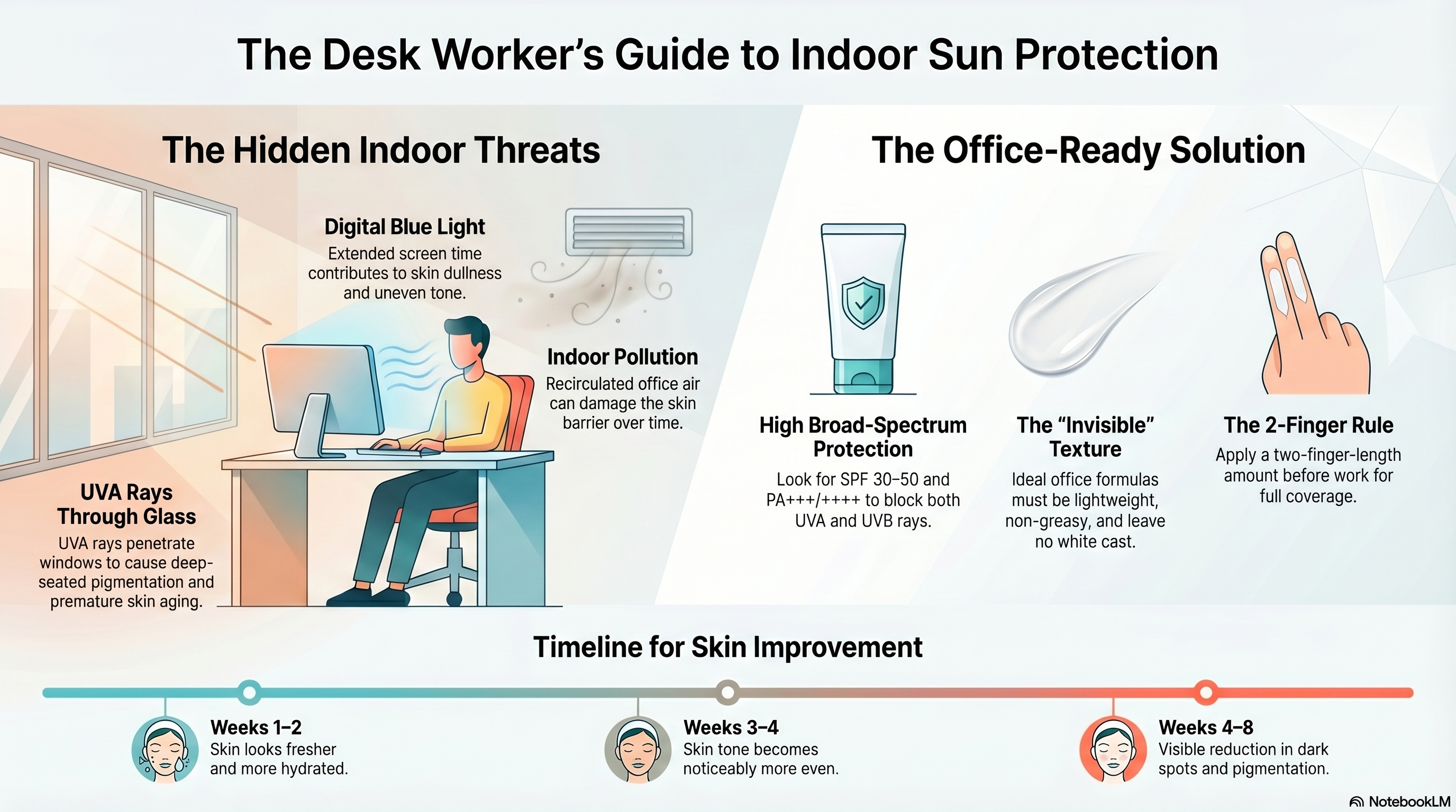 Daily Sunscreen for Office Use THE SMARTEST WAY TO PROTECT YOUR SKIN INDOORS (2026 GUIDE)