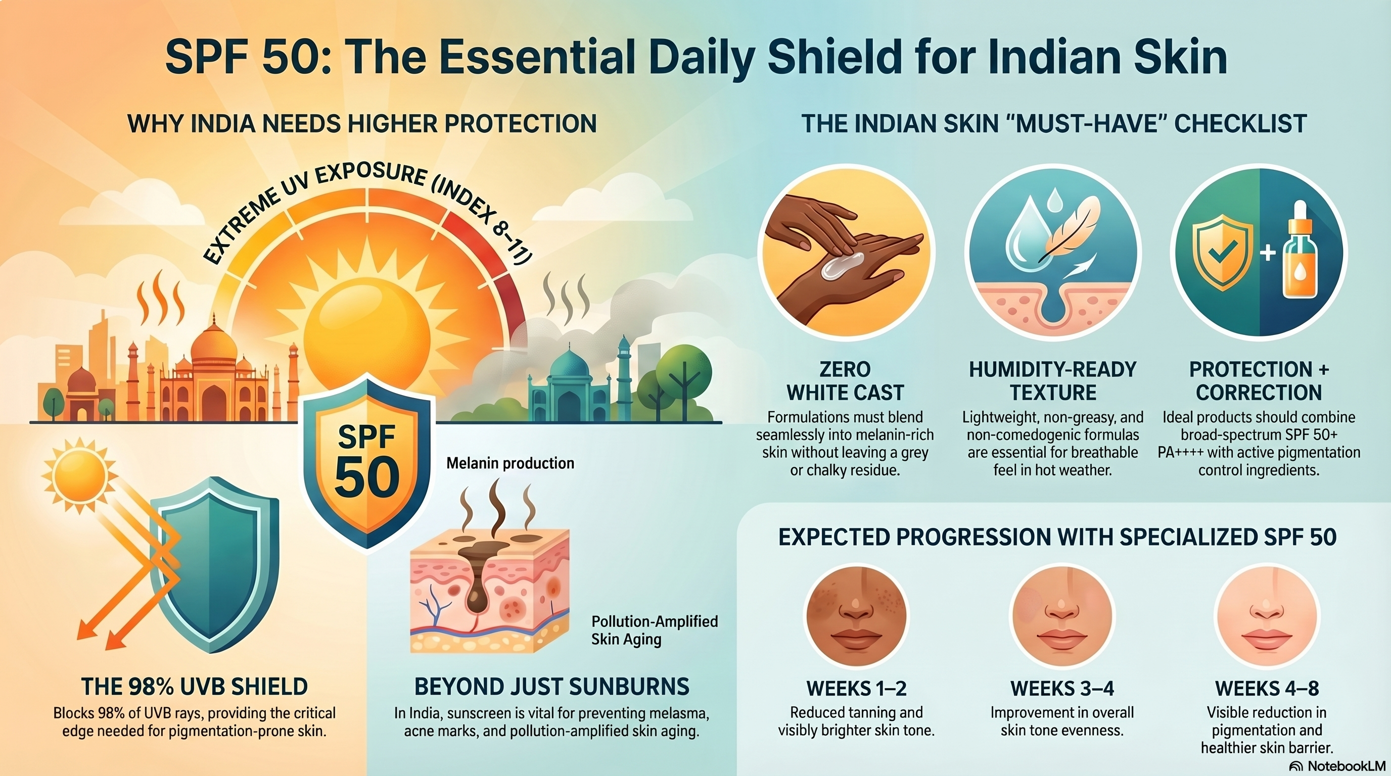 SPF 50 Cream for Indian Skin: The Ultimate Guide for Daily Protection (2026)