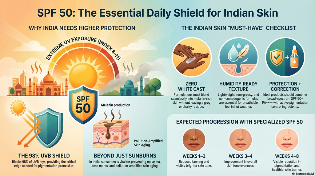SPF 50 Cream for Indian Skin: The Ultimate Guide for Daily Protection ...